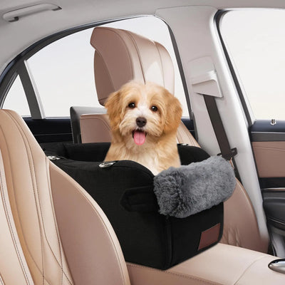 DOflight Dog Car Seat for Small Dog Center Console Seat Pet Booster Seat for Car Puppy Car Seat