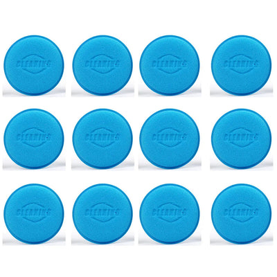 12Pcs Car Foam Sponge Wax Applicator Cleaning Detailing Pads