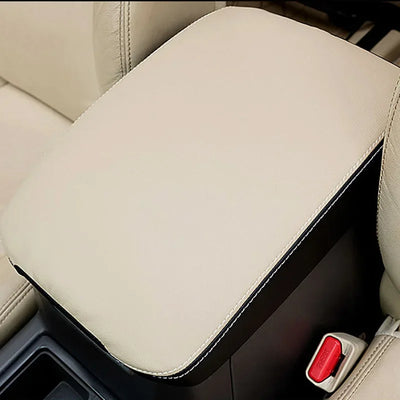 Soft Genuine Leather Car Armrest Box Cover