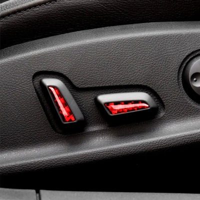 Car Seat Adjust Button Cover Sticke