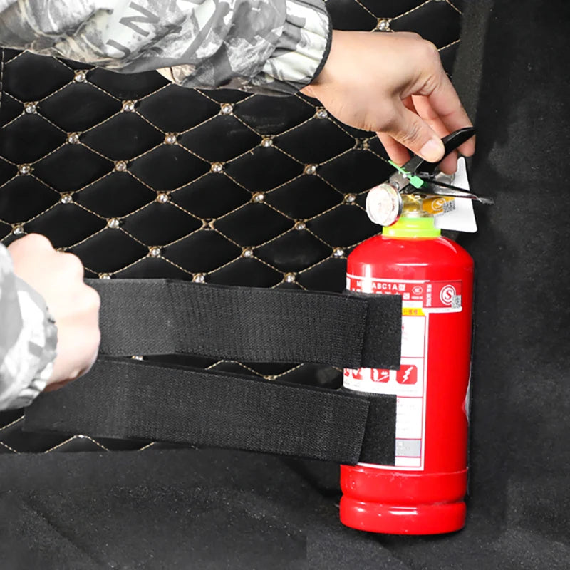 Car Trunk Organizer Fire Extinguisher Fixing Belt