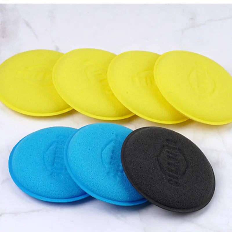 12Pcs Car Foam Sponge Wax Applicator Cleaning Detailing Pads