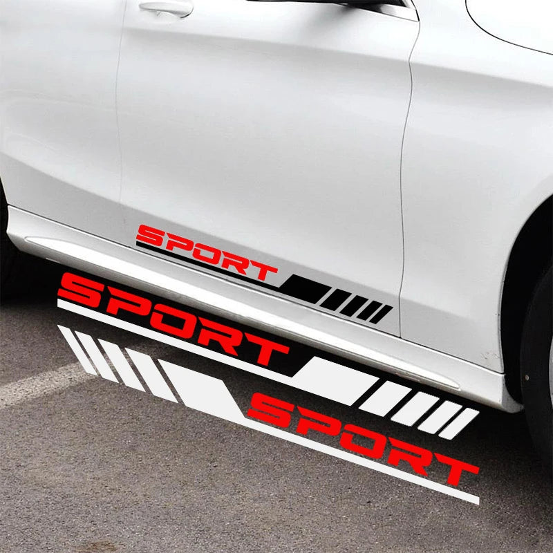 1 Pair Car Door Side Sport Sticker