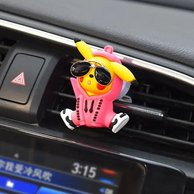 Pokemon Pikachu Car Aromatherapy Clip Cute Anime Doll Car