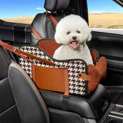 TKYZ Center Console Dog Car SeatPet Puppy Car SeatMiddle Console Dog Car Seat for Small DogsCat Car Seat